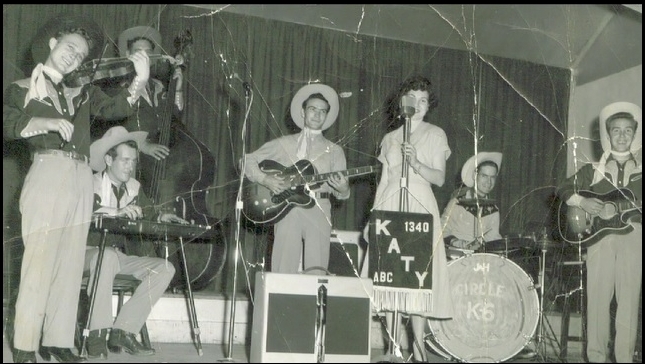 Young Billy in a band