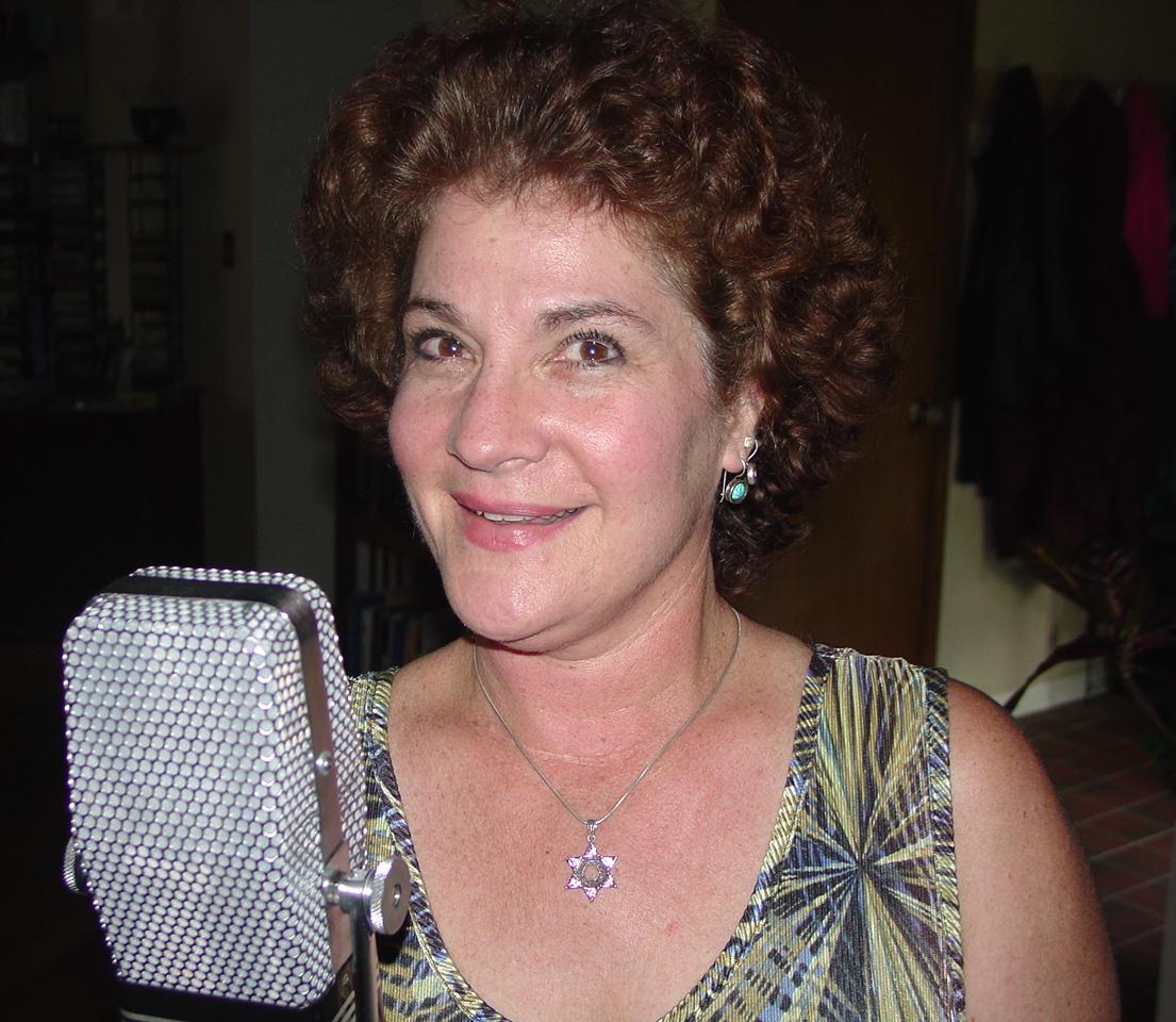 BelleAnne in the studio